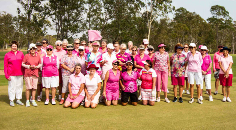 ladies pink day hervey bay golf club